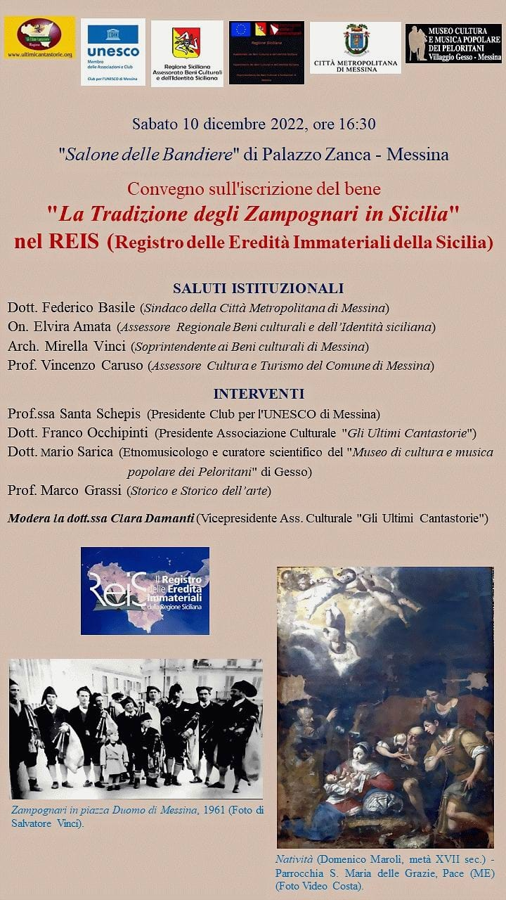 “La tradizione degli Zampognari in Sicilia”