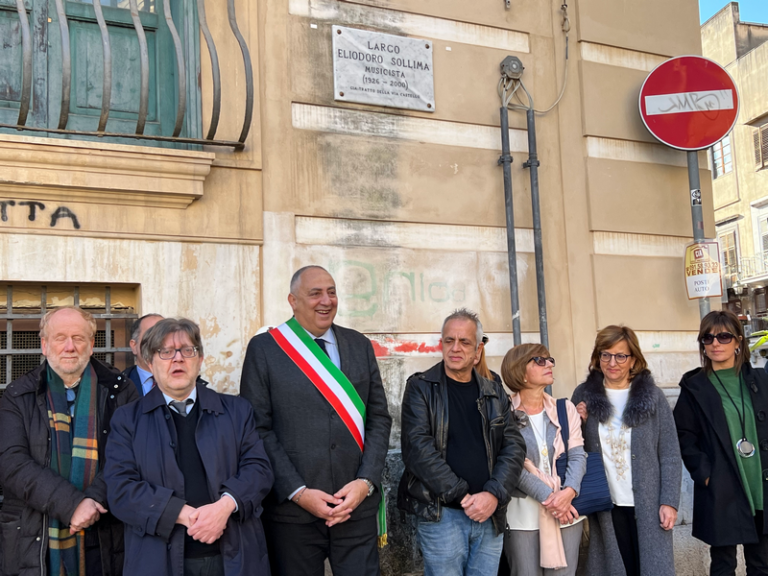 Intitolazione largo a Eliodoro Sollima