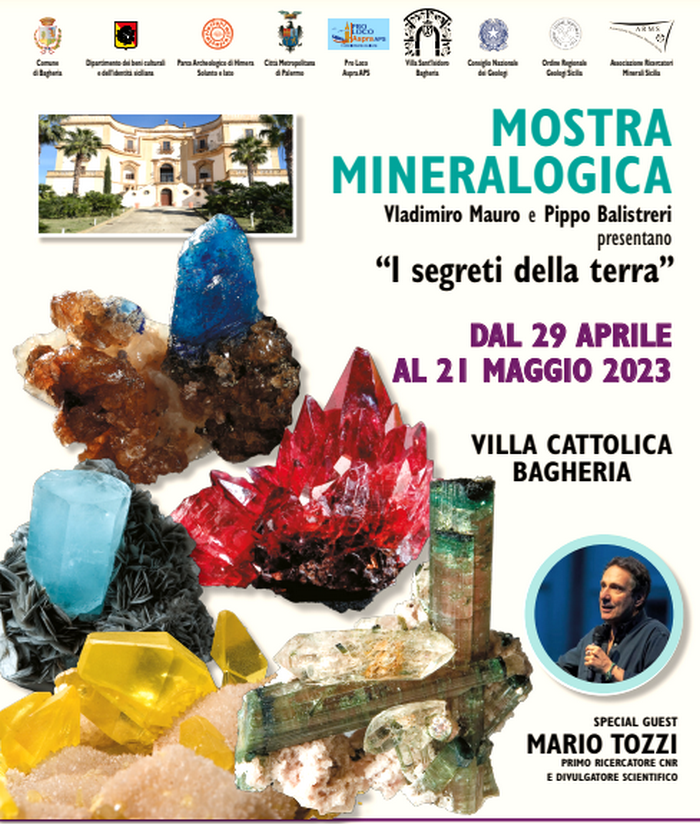 Mostra di minerali a Villa Cattolica. Esemplari straordinari in una storica villa