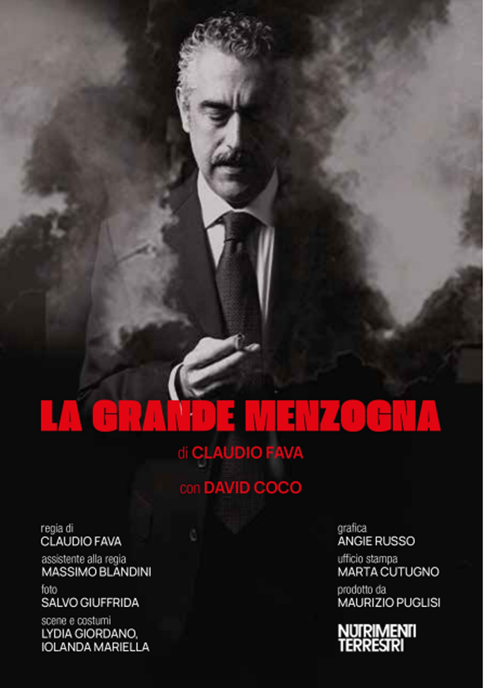 “La grande menzogna”, in scena al Teatro Cortile Festival: il giudice Paolo Borsellino racconta in prima persona la sua tragedia