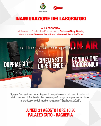 Inaugurazione laboratori “Fuori La Voce”