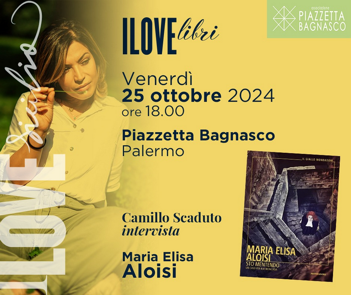 Piazzetta Bagnasco si tinge di giallo, venerdì 25 ottobre, con “Sto mentendo”, il nuovo libro di Maria Elisa Aloisi