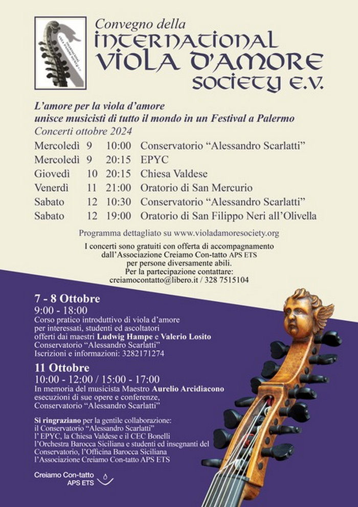 21st International Viola d’Amore Society Congress