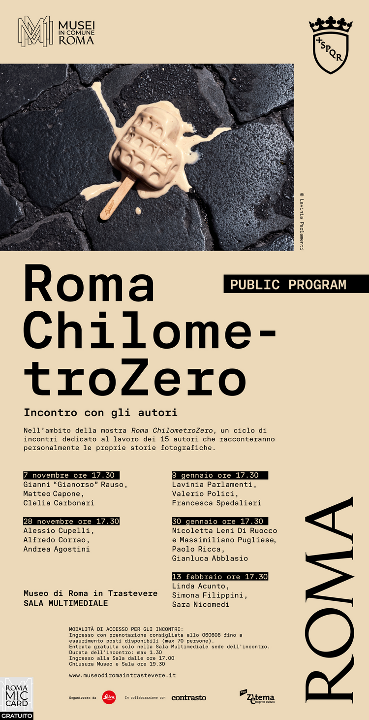 Incontro con gli autori Roma ChilometroZero. Dal 7 novembre al Museo di Roma in Trastevere