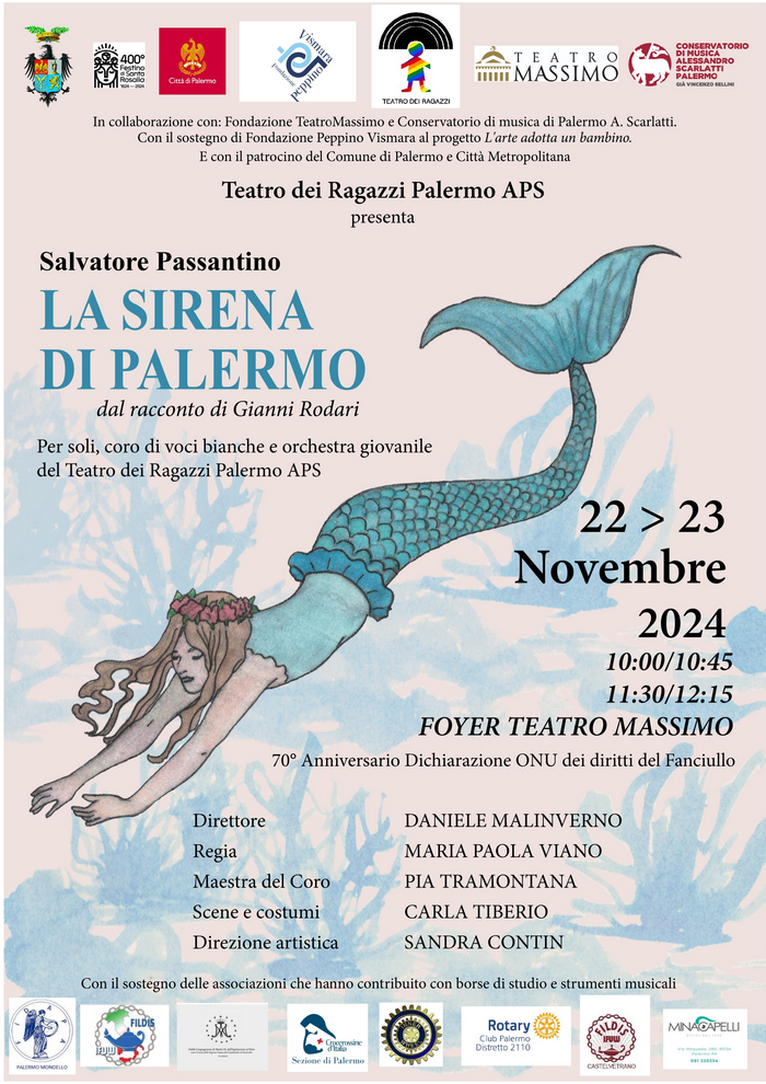 “La Sirena di Palermo”, dal racconto di Gianni Rodari