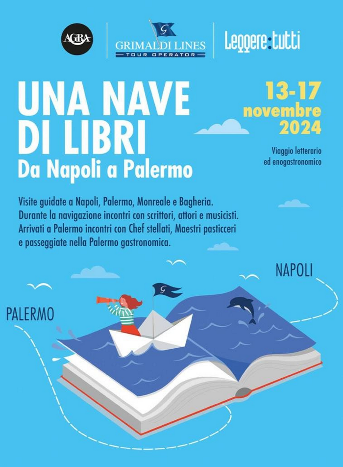 Bagheria protagonista della “Nave dei Libri”: un viaggio tra cultura, arte e gusto